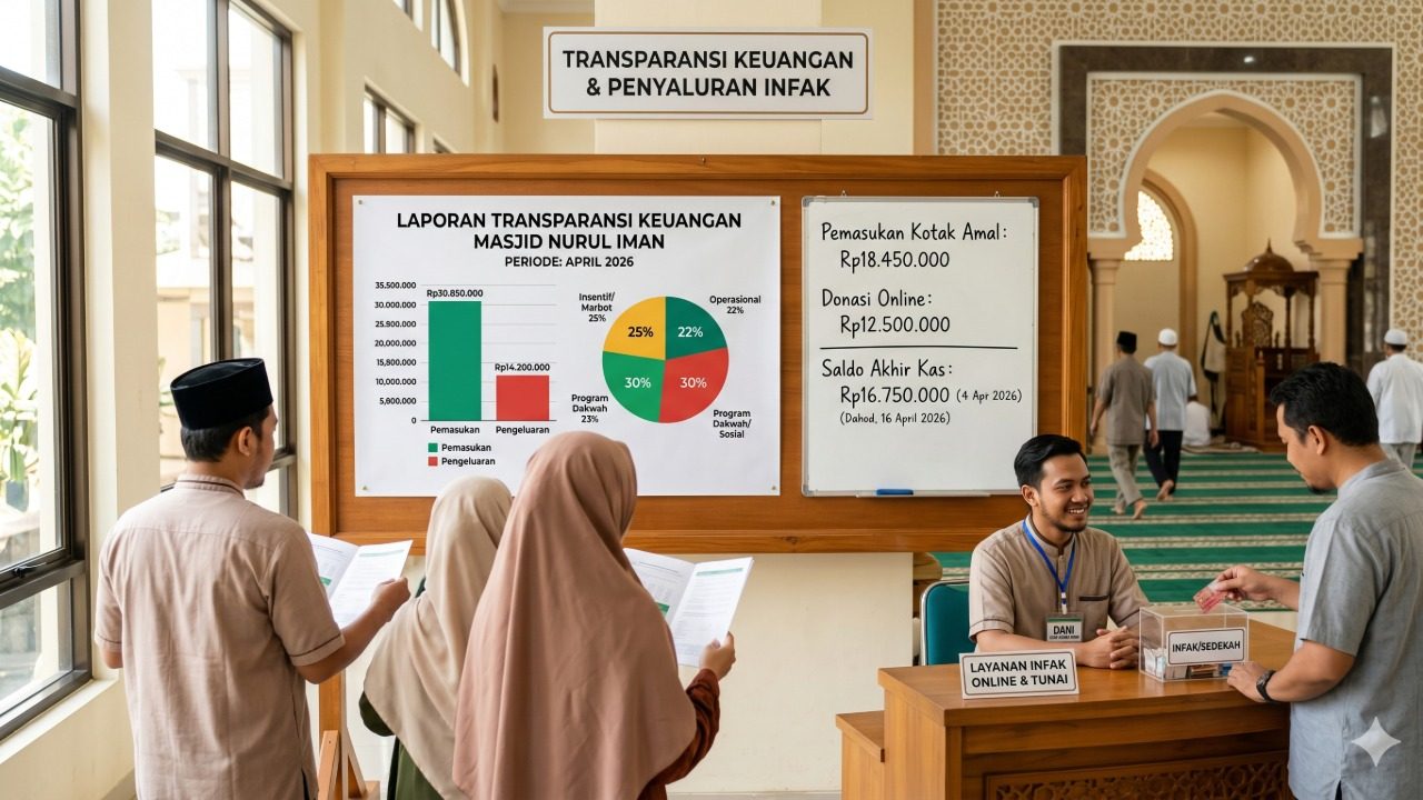 Laporan Transparansi Keuangan dan Penyaluran Infak Masjid – Periode April 2026