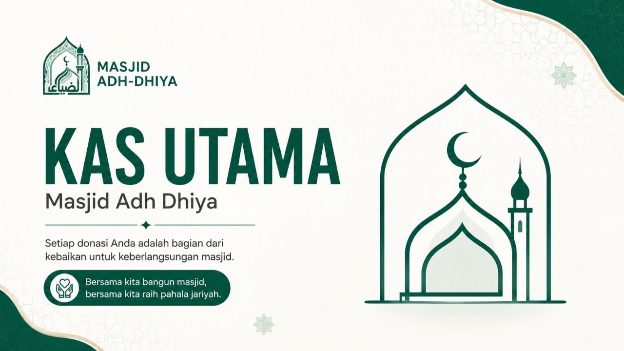 Kas Utama atau Kotak Amal Digital